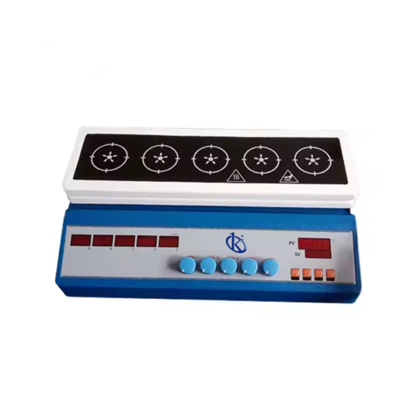 Placa Calefactora Magnética de Cinco Puntos para Laboratorio (Hot Plate) YR02945
